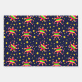 Las Posadas Piñata Star Festive Mexican Christmas Inpakpapier Vel (Voorkant 3)