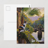 Las Pozas Mexico Reizen Briefkaart (Voorkant / Achterkant)