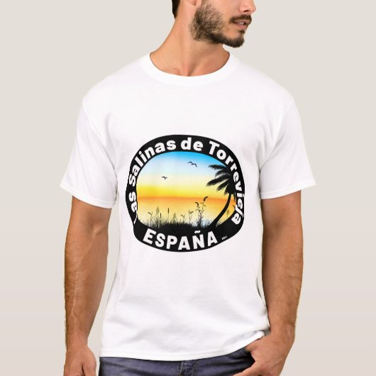 Las Salinas de Torrevieja Spanje T-shirt (Voorkant)