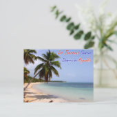 Las Terrenas Beach Samana Dominican Republic Briefkaart (Staand voorkant)