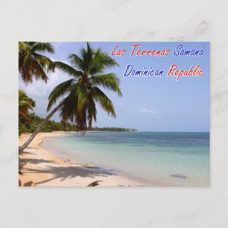 Las Terrenas Beach Samana Dominican Republic Briefkaart