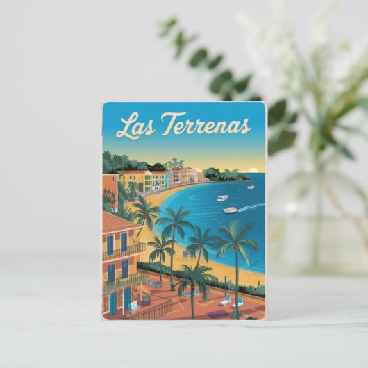 Las Terrenas Briefkaart (Staand voorkant)
