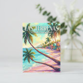 Las Terrenas Dominicaanse Republiek Briefkaart (Staand voorkant)