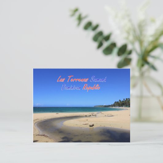 Las Terrenas Samana Dominican Briefkaart (Staand voorkant)