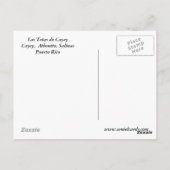 Las Tetas de Cayey Briefkaart (Achterkant)