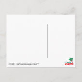 Las Tortugas Sister Islands Est. 1503 RUSTISCH Briefkaart (Achterkant)