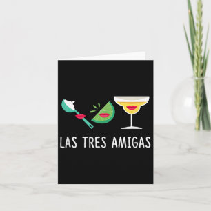 Las Tres Amigas - Cinco de Mayo Outfit Grappig Mex Kaart