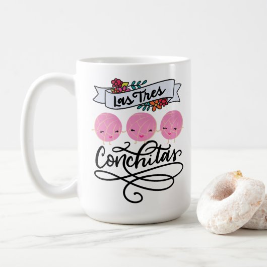 Las Tres Conchitas, Pan Dulce Koffiemok (Met donut)