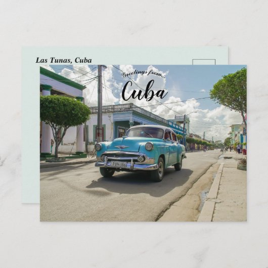 Las Tunas Cuba Briefkaart (Voorkant / Achterkant)