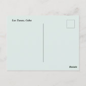 Las Tunas Cuba Briefkaart (Achterkant)