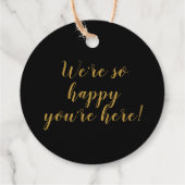 Las Veags Wedding Sign REAL Bedankjes Labels (Achterkant)