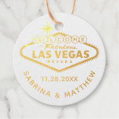 Las Veags Wedding Sign REAL Bedankjes Labels (Voorkant)