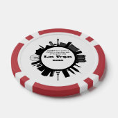 Las Vegas 2025 Aanpasbare Poker Chips (Enkel)
