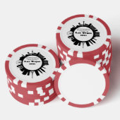 Las Vegas 2025 aanpasbare pokerfiches Poker Chips (Opstapeling)