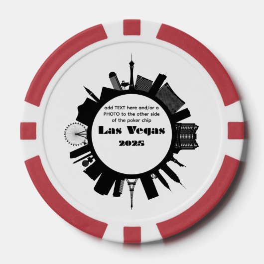 Las Vegas 2025  pokerchips (Voorkant)