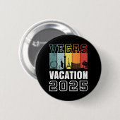 Las Vegas 2025 Ronde Button 5,7 Cm (Voorkant /achterkant)