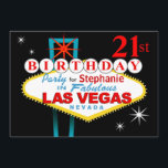 Las Vegas 21st Birthday Party Kaart<br><div class="desc">Deze leuke en opwindende uitnodiging van Las Vegas Birthday Party is super gemakkelijk te personaliseren, gebruik hierboven de oranje "Customize It"-knop om uw eigen tekst en lettertype toe te voegen. Er zijn passende enveloppen en gunstige stickers beschikbaar. "Las Vegas 21st Birthday Party", uitnodiging van Cheryl Daniels © 2012. Als u...</div>