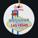Las Vegas 21st Birthday Pendant Keramisch Ornament<br><div class="desc">Schuif een dunne lint of ketting door het gat en creëer een gedenkwaardige hanger voor een eenentwintigste verjaardagsfeest in Las Vegas, die ook als officieel toegangsbewijs voor het evenement kan dienen. De sjabloon van het verjaardagsjaar kan voor elke leeftijd worden gepersonaliseerd. De tekst aan beide kanten vereist verpersoonlijking voorafgaand aan...</div>