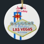 Las Vegas 21st Birthday Pendant Keramisch Ornament<br><div class="desc">Schuif een dunne lint of ketting door het gat en creëer een gedenkwaardige hanger voor een eenentwintigste verjaardagsfeest in Las Vegas, die ook als officieel toegangsbewijs voor het evenement kan dienen. De sjabloon van het verjaardagsjaar kan voor elke leeftijd worden gepersonaliseerd. De tekst aan beide kanten vereist verpersoonlijking voorafgaand aan...</div>