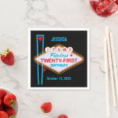 Las Vegas 21st Birthday Servetten (Insitu)