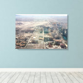 Las Vegas 4 Canvas Afdruk (Insitu (Houten vloer))