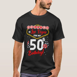 Las Vegas 50 jaar oude verjaardag 2024 familie reü T-shirt