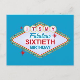 Las Vegas 60th Birthday Briefkaart