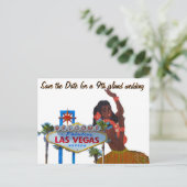 Las Vegas 9e eiland bruiloft uitnodiging (Staand voorkant)
