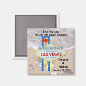 Las Vegas 9th Island Save the Date Magneet (Voorkant / Achterkant)