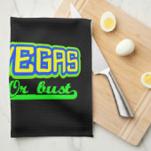 Las Vegas aangepaste keukenhanddoeken (Quarter Fold)