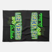 Las Vegas aangepaste keukenhanddoeken (Horizontaal)