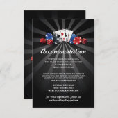 Las Vegas Accommodatie Kaarten Casino Wedding (Voorkant / Achterkant)