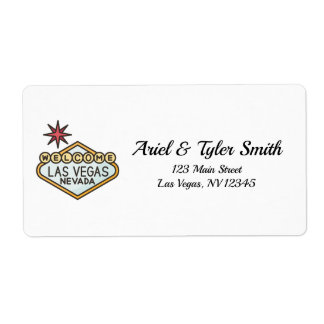 Las Vegas Address Return Label | Weddenschappen