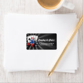 Las Vegas Adres Casino Labels Stickers (Insitu)