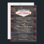 Las Vegas Aerial Uitzicht Wedding Invitation Kaart<br><div class="desc">Las Vegas huwelijksuitnodiging ontworpen op een fotocollage van 4 fabelachtig vegas' aerial night uitzicht en een kleurenschema van zwart rood en wit. Kan worden aangepast aan de verjaardag of een andere viering door de formulering te wijzigen.</div>