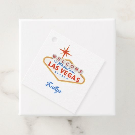Las Vegas Afscheid Van Het Leven Feest Bedankjes Labels (In situ)