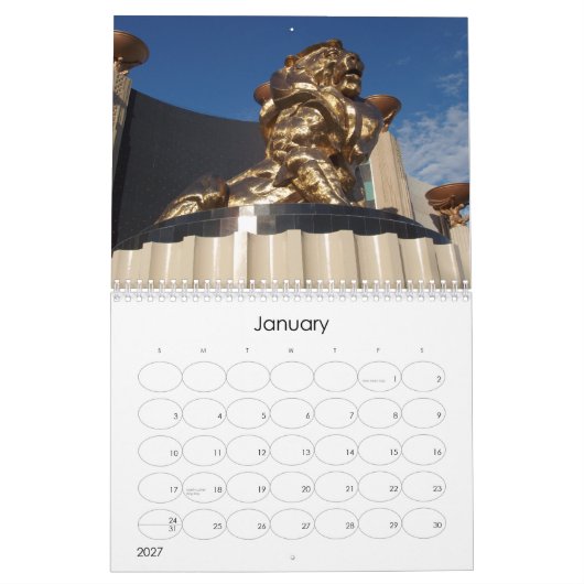 Las Vegas Agenda 2009 Kalender (Jan 2027)