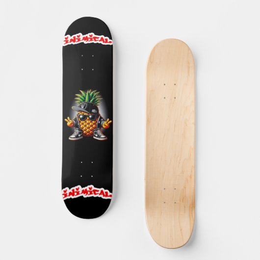 Las Vegas Ananas Persoonlijk Skateboard (Voorkant)