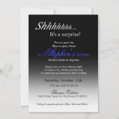 Las Vegas Art Deco 35th Birthday Silver Black Kaart (Achterkant)