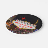 Las Vegas at Night Any Occasion Papieren Bordje (Gekanteld)