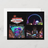 Las Vegas Attractions #1 Briefkaart (Voorkant / Achterkant)