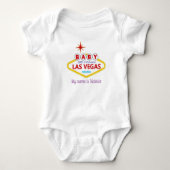 Las Vegas Baby Girl Jersey Bodysuit (Voorkant)