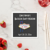 Las Vegas Bachelor Party Jongens Weekend Servet (Insitu)