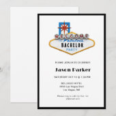 Las Vegas Bachelor Party Kaart (Voorkant / Achterkant)