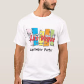 Las Vegas Bachelor Party T-shirt (Voorkant)