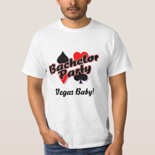 Las Vegas Bachelor Party T-shirt (Voorkant)