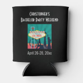 Las Vegas Bachelor Party Trip Favor Beer Blikjeskoeler (Voorkant)
