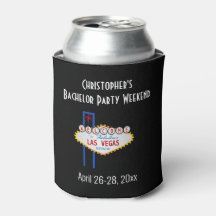 Las Vegas Bachelor Party Trip Favor Beer