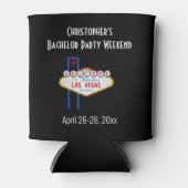 Las Vegas Bachelor Party Trip Favor Beer Blikjeskoeler (Voorkant)