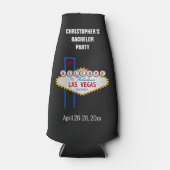 Las Vegas Bachelor Party Trip Favor Flesjeskoeler (Voorkant)